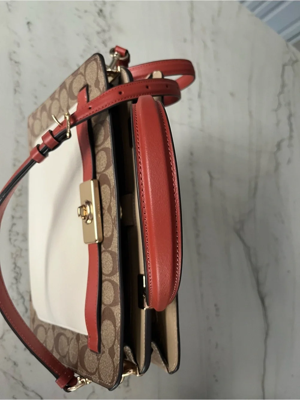 Coach Lane Carriall Top Handle Satchel Large